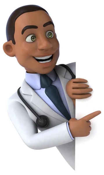 Fun cartooon doctor — Stock Photo, Image