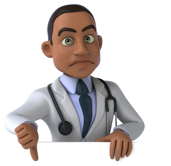 Fun cartooon doctor — Stock Photo, Image