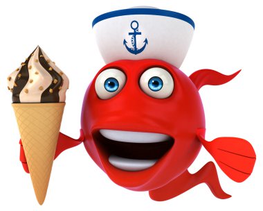 eğlenceli çizgi film balık