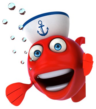 eğlenceli çizgi film balık