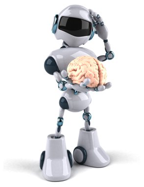 Eğlenceli çizgi film robot