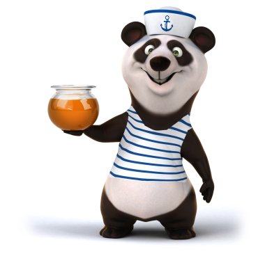 Eğlenceli panda ayısı