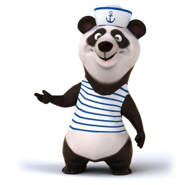 Eğlenceli panda ayısı