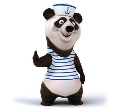 Eğlenceli panda ayısı