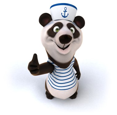 Eğlenceli panda ayısı