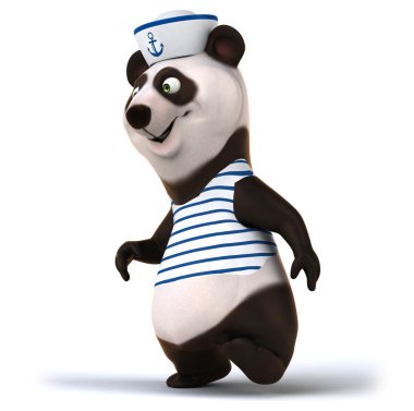 Eğlenceli panda ayısı