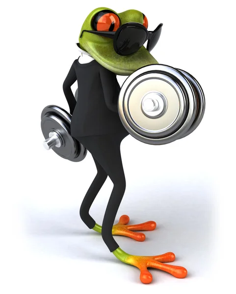 Strong frog 3D — Stock Photo, Image