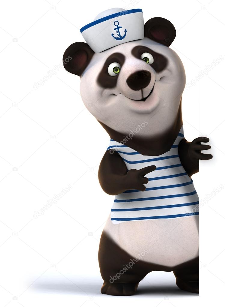 Fun panda bear