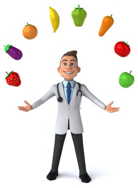 Eğlenceli çizgi film doktor