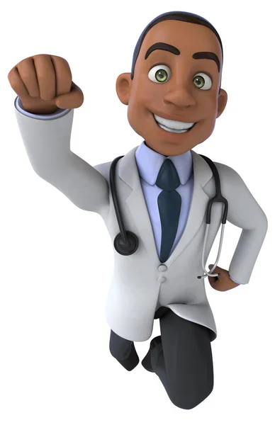 Fun cartooon doctor — Stock Photo, Image