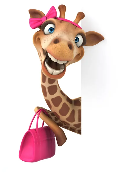 Fun giraffe female — Stock Photo, Image
