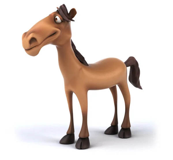 Cartoon fun horse — Stock Photo, Image