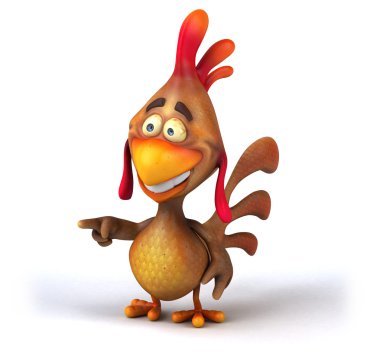 Eğlenceli çizgi film tavuk