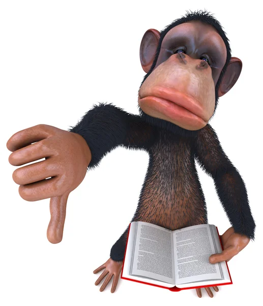 Spaß Cartoon Affe — Stockfoto