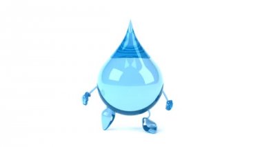 Çalışan su damlası