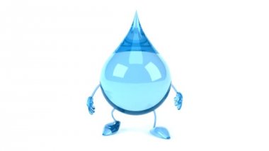 Su damlası yürüyüş