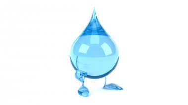 Su damlası yürüyüş