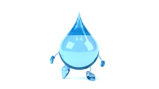 Капля воды — стоковое видео