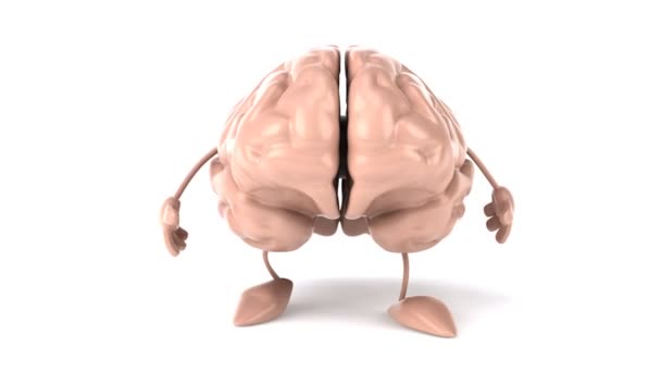 Zabawy mózgu spaceru — Wideo stockowe