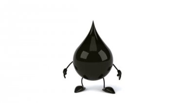 Siyah yağ damla atlama