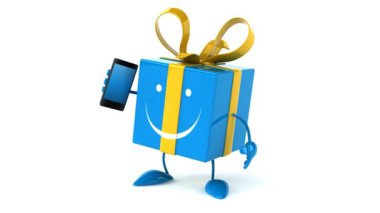 Telefon ile eğlenceli hediye