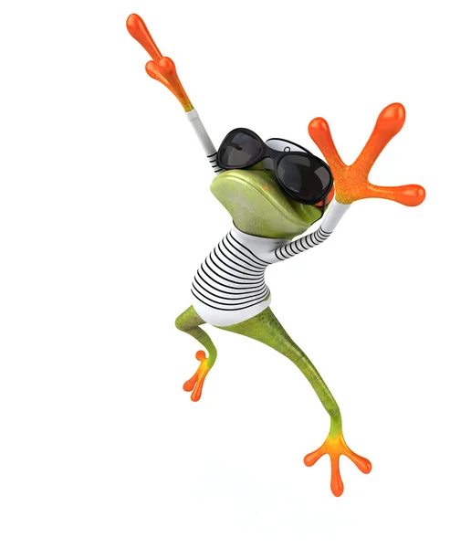 Матрос весело жаба — стокове фото