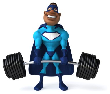 süper kahraman ağırlıkları ile eğlenceli