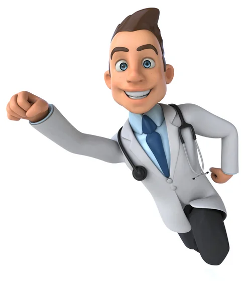 Fun cartoon doctor — Stock Photo, Image