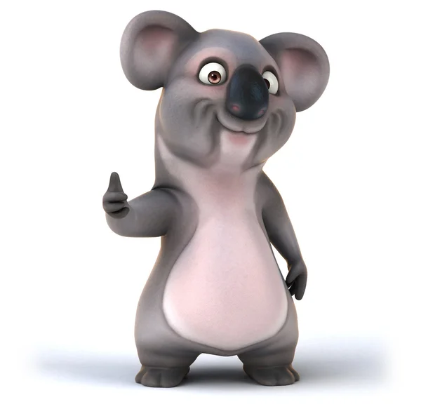 Fun koala with thumb up — Stock Photo, Image