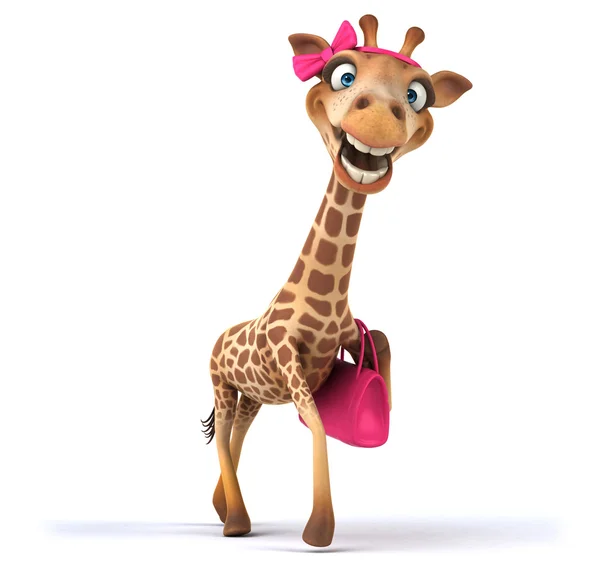 Веселый гламурный жираф — стоковое фото