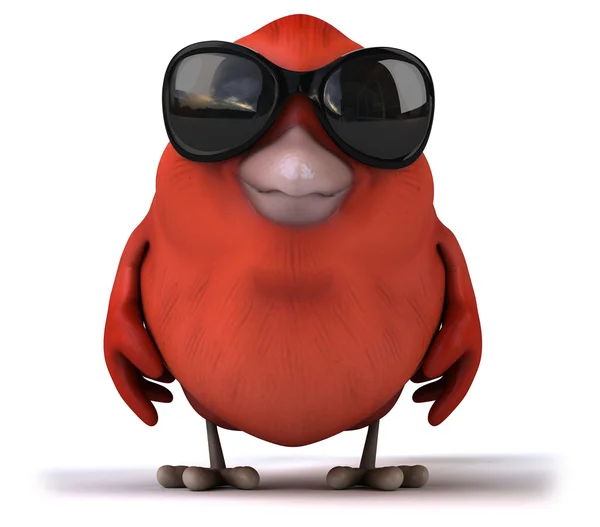 Red bird illustration — Stock Photo, Image