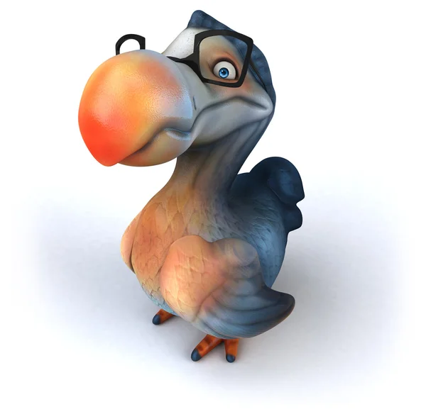 Dodo bird in glasses — Stock Photo, Image