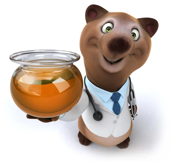 Diversão urso médico — Fotografia de Stock