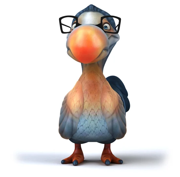 Dodo bird in glasses — Stock Photo, Image