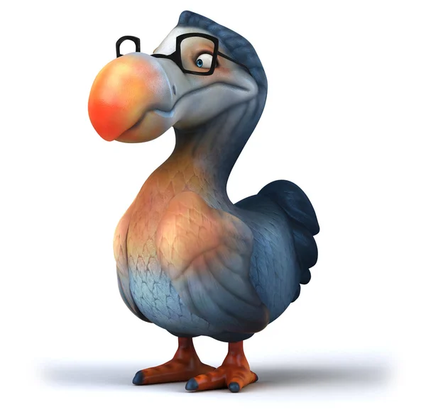 Dodo bird in glasses — Stock Photo, Image