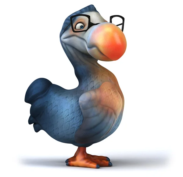 Dodo bird in glasses — Stock Photo, Image