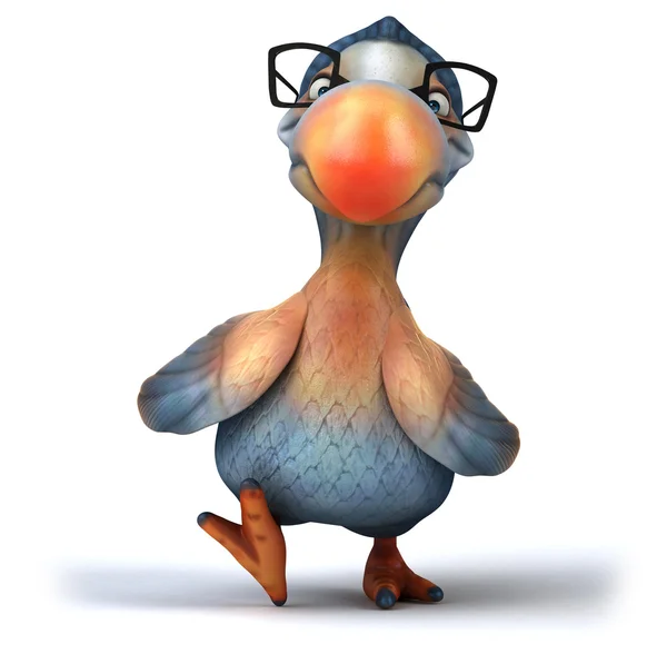 Dodo Vogel in der Brille — Stockfoto