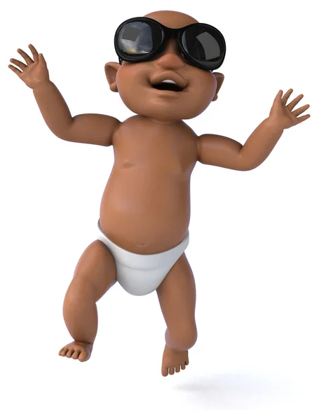 Fun baby in sunglasses — Stock Photo, Image