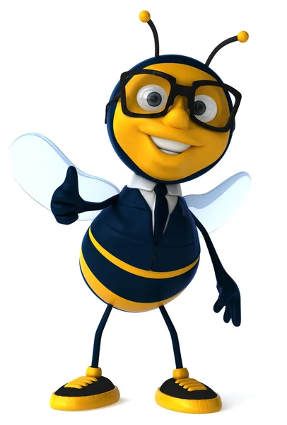 Бджола весело бізнесу — стокове фото