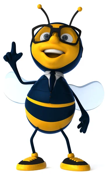 Pszczoła zabawa biznes — Zdjęcie stockowe