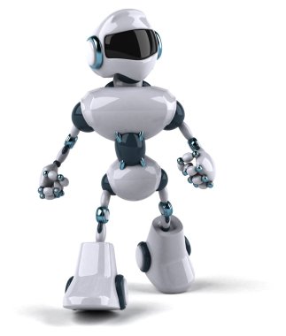 Eğlenceli çizgi film robot