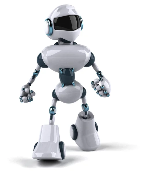 Roliga tecknade robot — Stockfoto