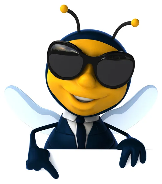 Zábava obchodní včela — Stock fotografie