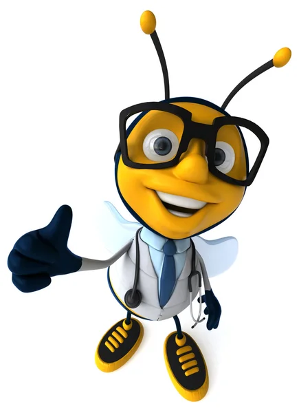 Fun médecin abeille — Photo