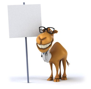 Eğlenceli deve doktor