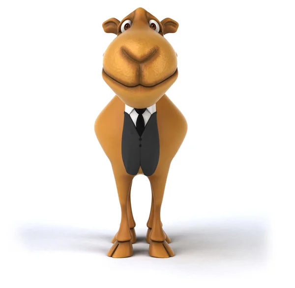 Fun camel in suit — Stock Photo, Image