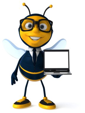 Dizüstü bilgisayar ile eğlenceli arı