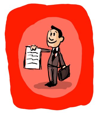 Sözleşme tutan adam