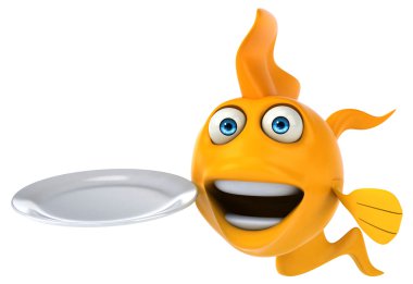 Beyaz eğlenceli balık