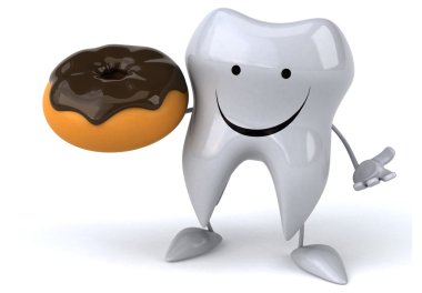 Eğlenceli çizgi film diş